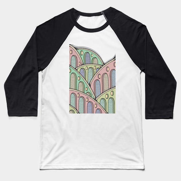 Lonely Home Baseball T-Shirt by milhad